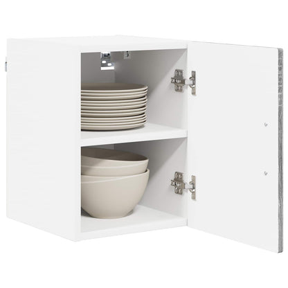 vidaXL Wall Cabinet LUCCA 2 pcs Grey Sonoma Engineered Wood 3