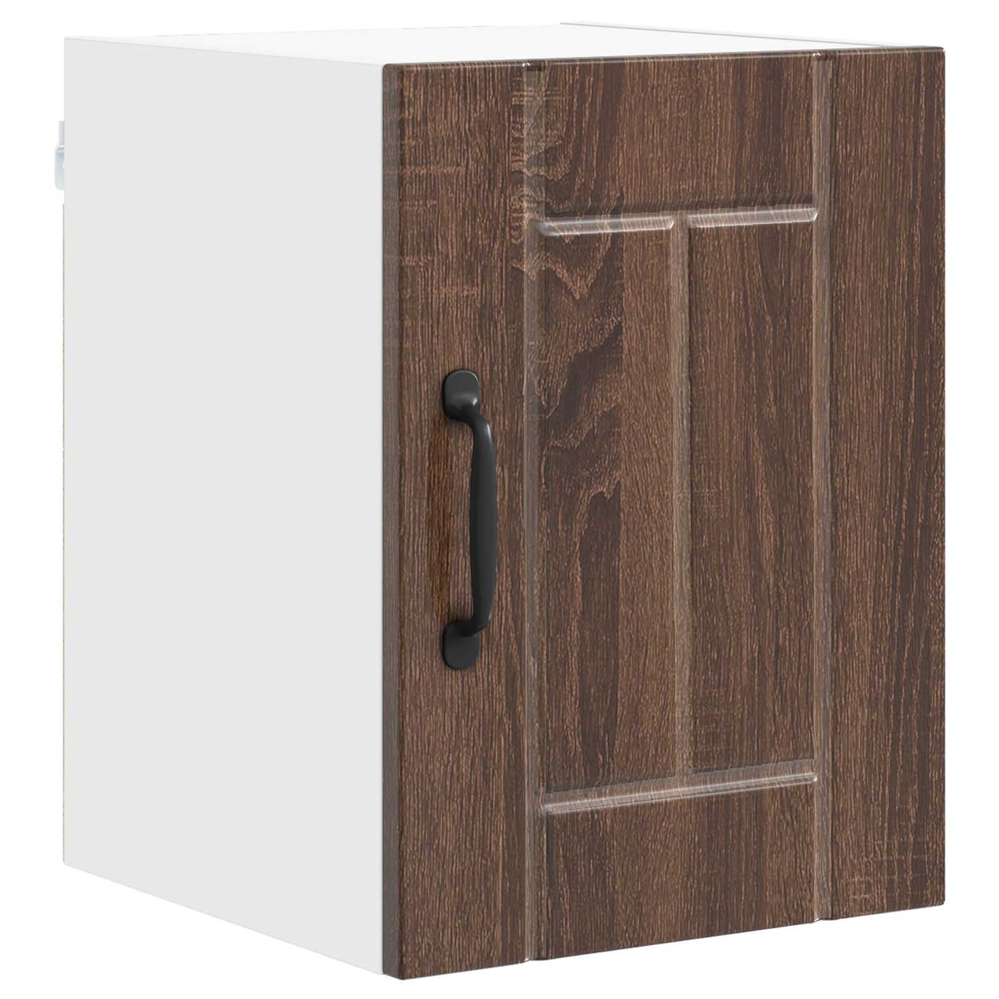 vidaXL Wall Cabinet LUCCA 2 pcs Brown Oak Engineered Wood 5