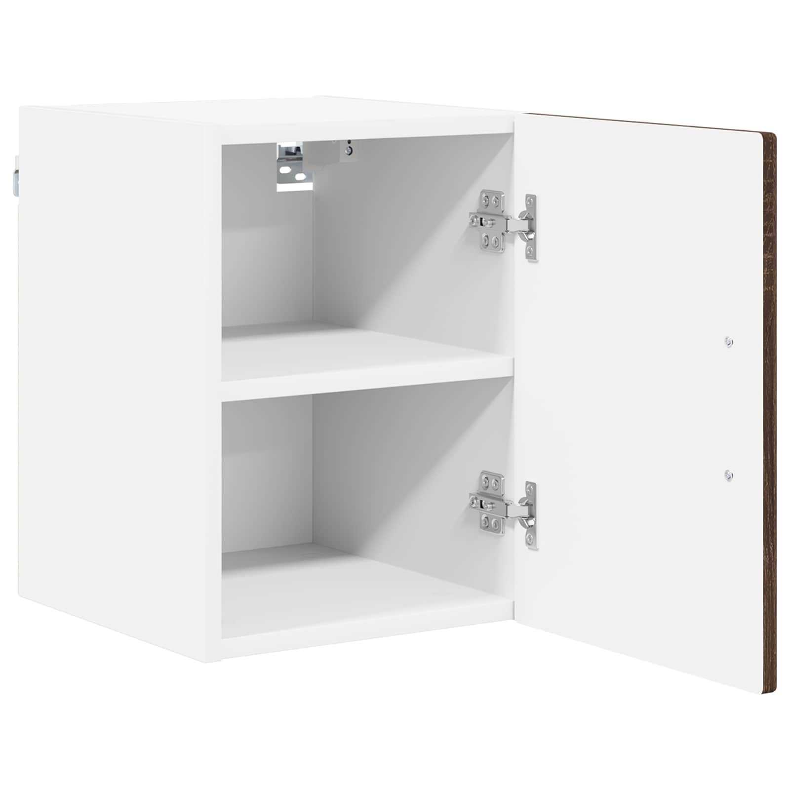 vidaXL Wall Cabinet LUCCA 2 pcs Brown Oak Engineered Wood 6