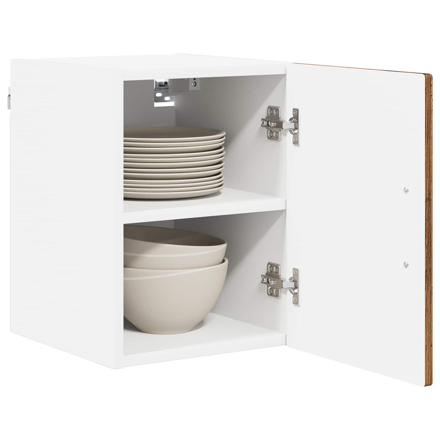 vidaXL Wall Cabinet LUCCA 2 pcs Old Wood Engineered Wood 3