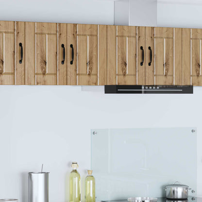 vidaXL Wall Cabinet LUCCA 2 pcs Artisan Oak Engineered Wood 1