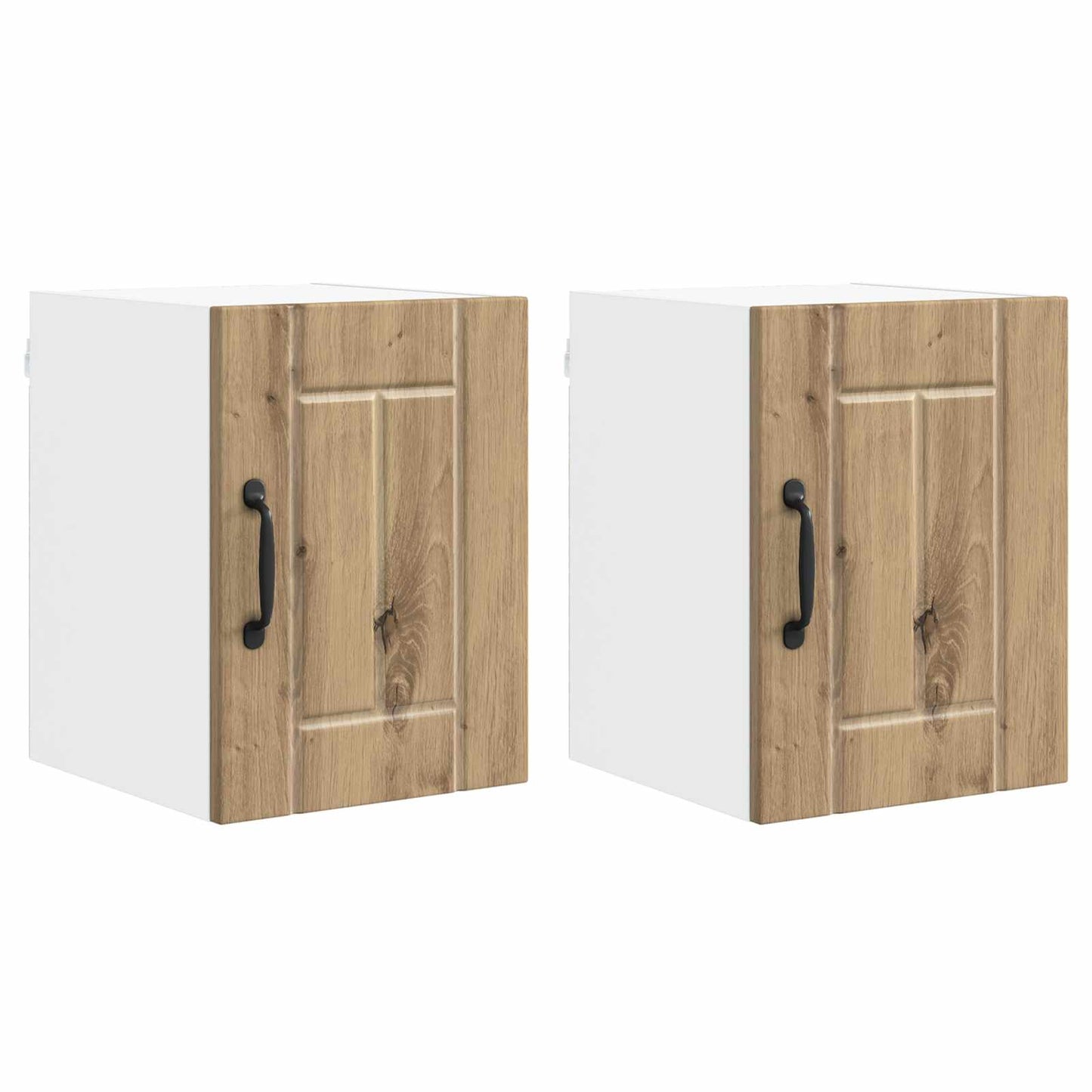 vidaXL Wall Cabinet LUCCA 2 pcs Artisan Oak Engineered Wood 2