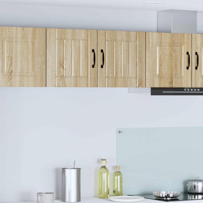 vidaXL Wall Cabinet LUCCA 2 pcs Sonoma Oak Engineered Wood 1