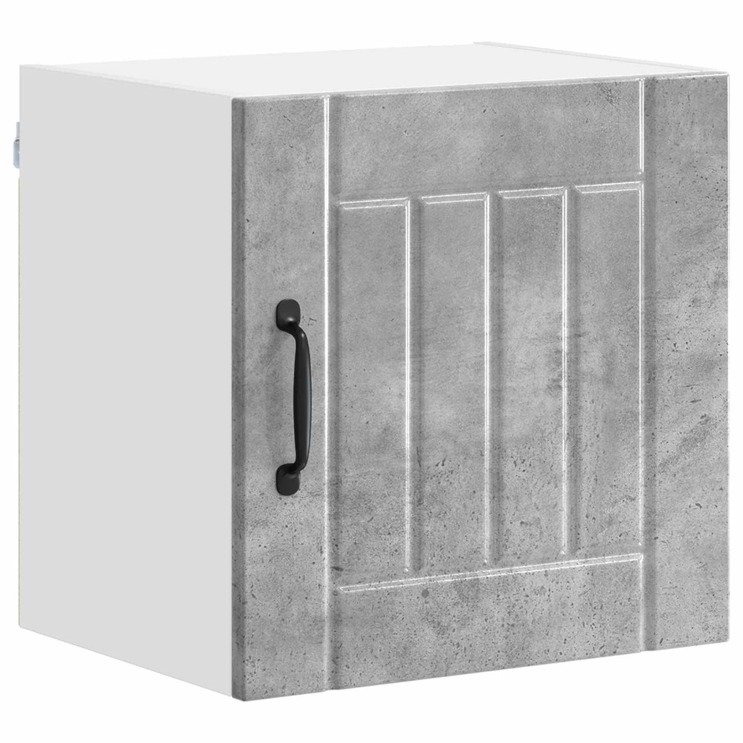 vidaXL Wall Cabinet LUCCA 2 pcs Concrete Grey Engineered Wood 5
