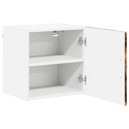 vidaXL Wall Cabinet LUCCA Smoked Oak 40 x 31 x 40 cm Engineered Wood 5