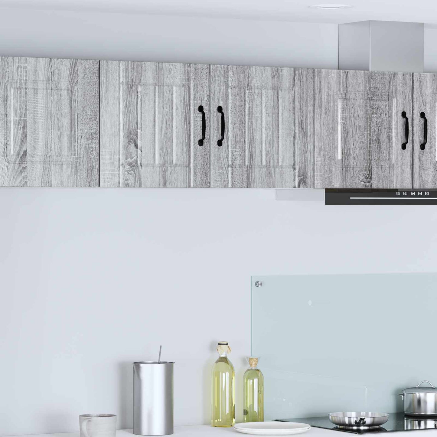 vidaXL Wall Cabinet LUCCA Grey Sonoma 40 x 31 x 40 cm Engineered Wood 1