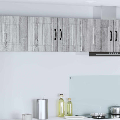 vidaXL Wall Cabinet LUCCA Grey Sonoma 40 x 31 x 40 cm Engineered Wood 1