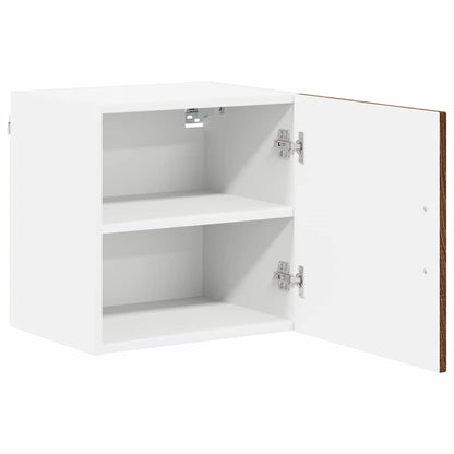 vidaXL Wall Cabinet LUCCA 2 pcs Brown Oak Engineered Wood 6