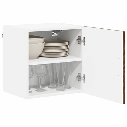 vidaXL Wall Cabinet LUCCA 2 pcs Brown Oak Engineered Wood 3