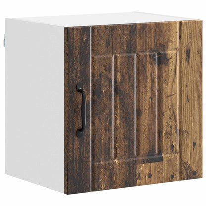 vidaXL Wall Cabinet LUCCA 2 pcs Old Wood Engineered Wood 5
