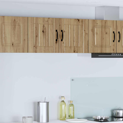 vidaXL Wall Cabinet LUCCA 2 pcs Artisan Oak Engineered Wood 1