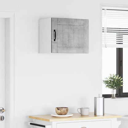 vidaXL Wall Cabinet LUCCA Concrete Grey 50 x 31 x 40 cm 4