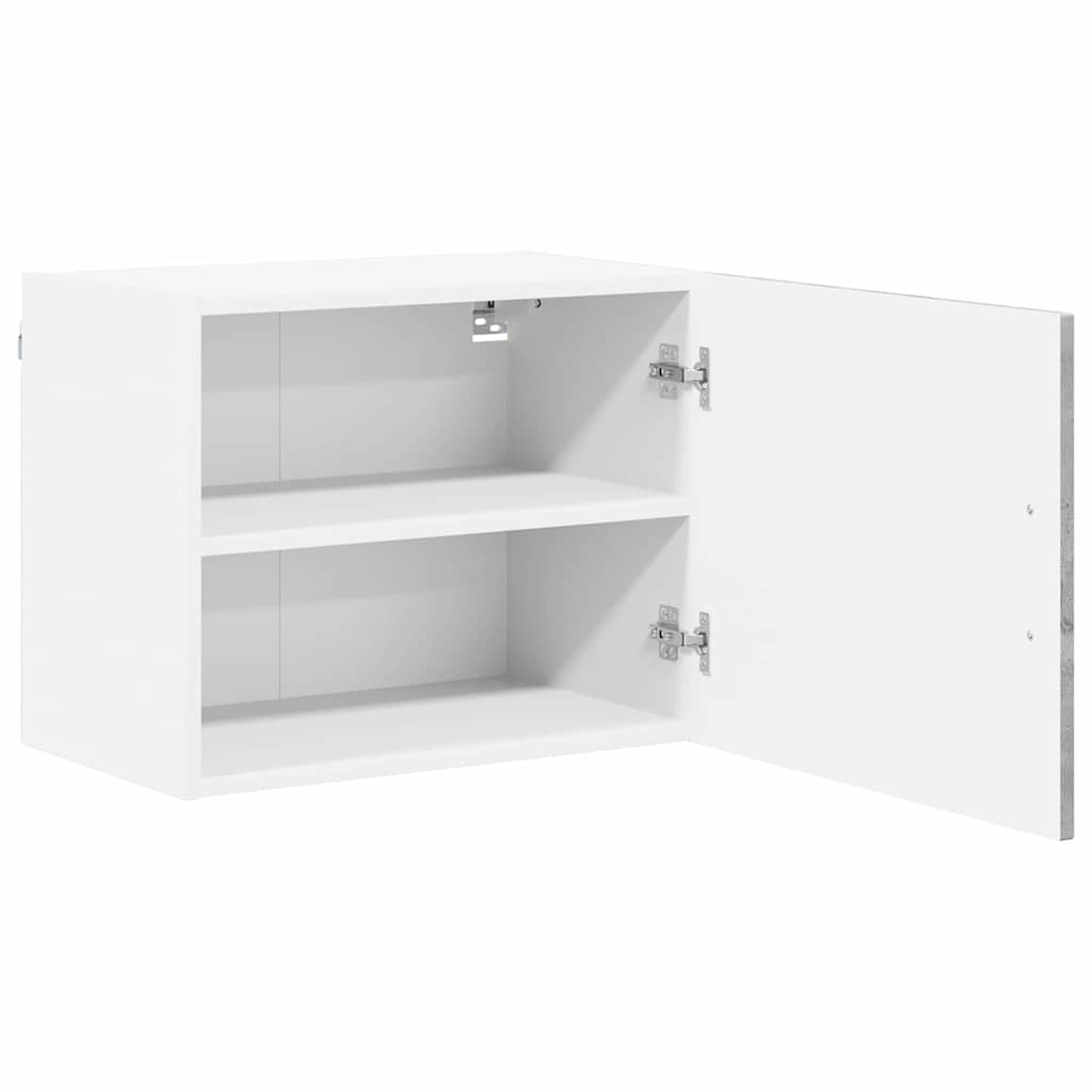 vidaXL Wall Cabinet LUCCA Concrete Grey 50 x 31 x 40 cm 5