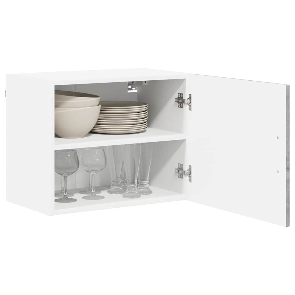 vidaXL Wall Cabinet LUCCA Concrete Grey 50 x 31 x 40 cm 3