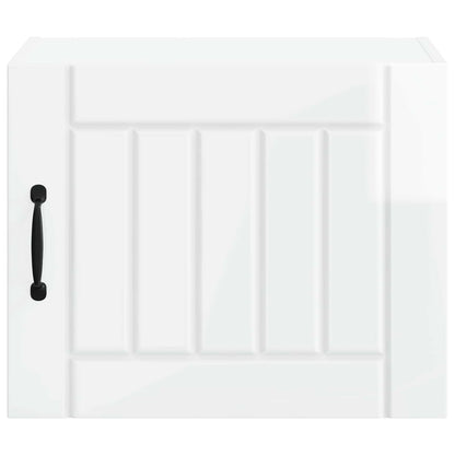 vidaXL Wall Cabinet LUCCA High Gloss White 50 x 31 x 40 cm 6