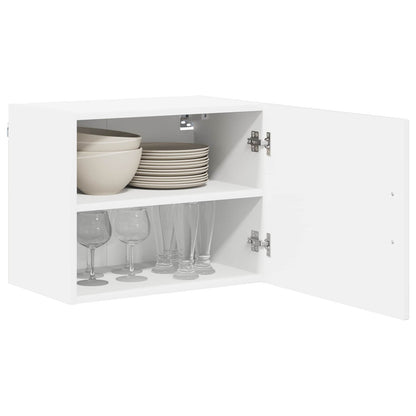 vidaXL Wall Cabinet LUCCA High Gloss White 50 x 31 x 40 cm 3