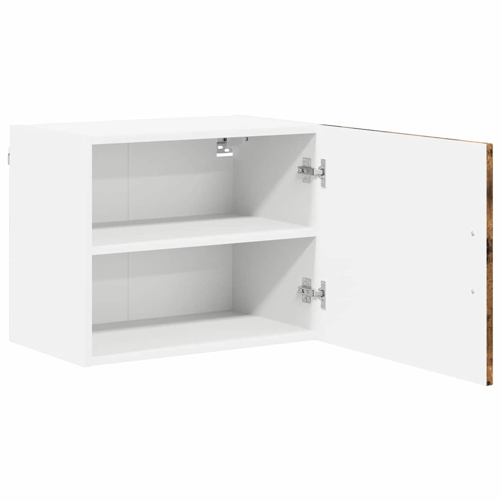 vidaXL Wall Cabinet LUCCA Smoked Oak 50 x 31 x 40 cm Engineered Wood 5