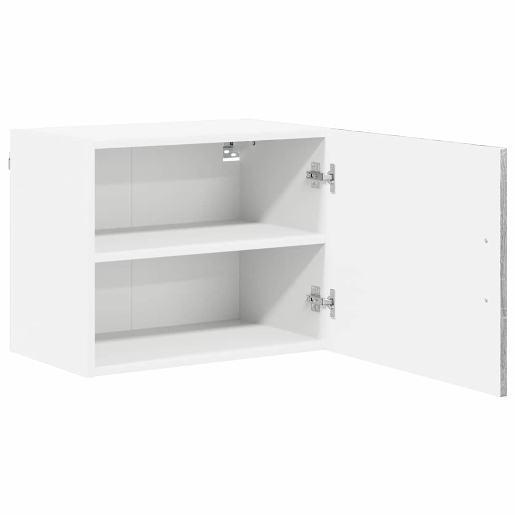 vidaXL Wall Cabinet LUCCA Grey Sonoma 50 x 31 x 40 cm Engineered Wood 5