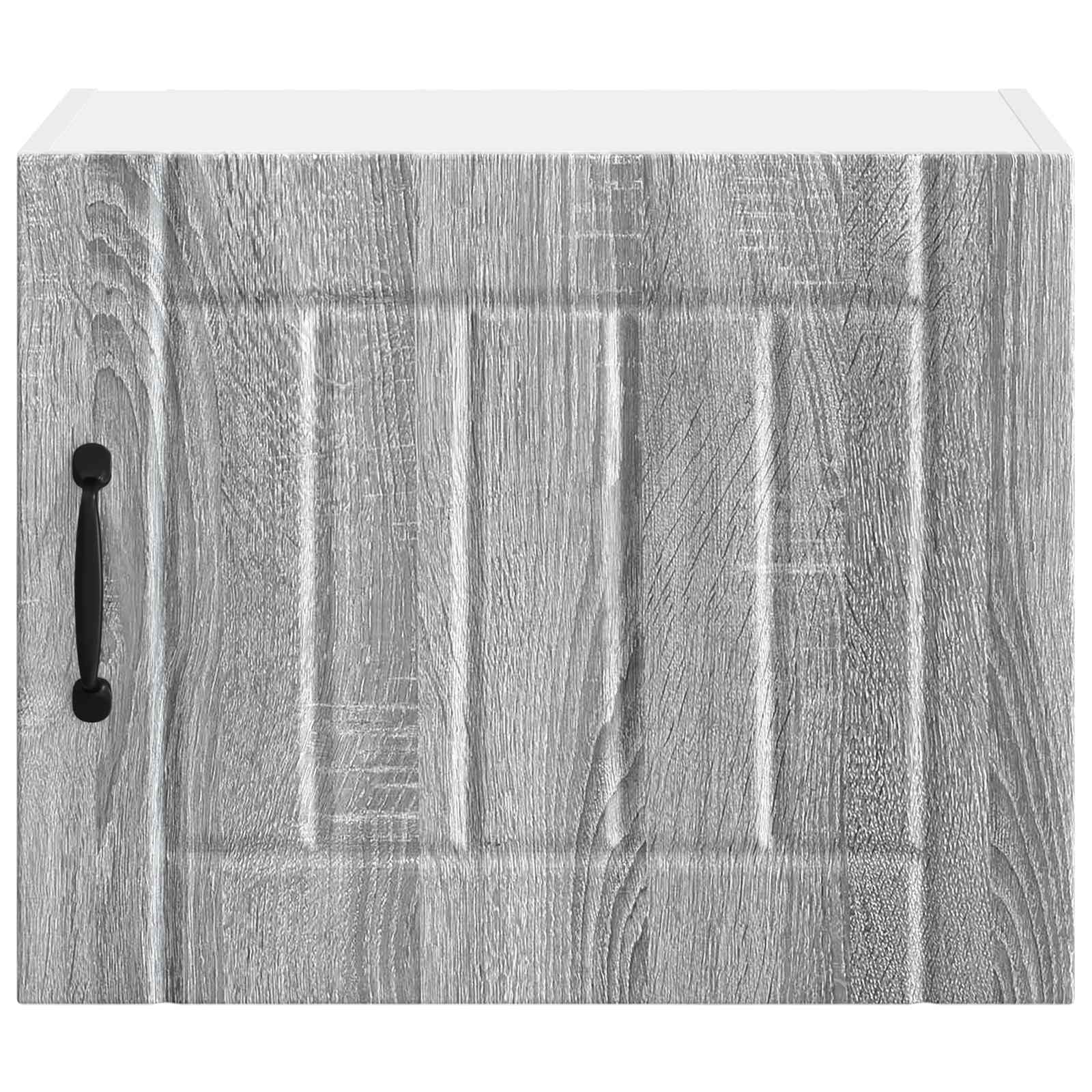 vidaXL Wall Cabinet LUCCA Grey Sonoma 50 x 31 x 40 cm Engineered Wood 6
