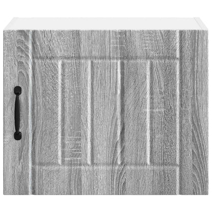 vidaXL Wall Cabinet LUCCA Grey Sonoma 50 x 31 x 40 cm Engineered Wood 6