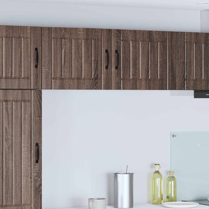 vidaXL Wall Cabinet LUCCA Brown Oak 50 x 31 x 40 cm Engineered Wood 1