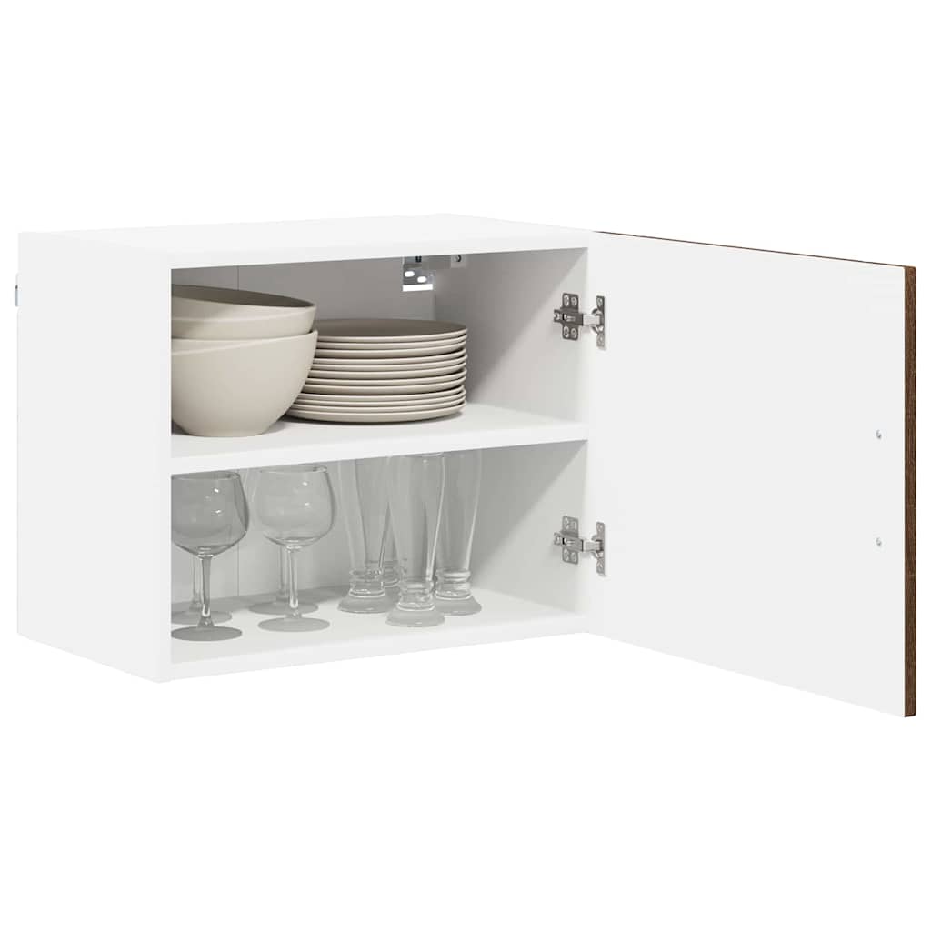 vidaXL Wall Cabinet LUCCA Brown Oak 50 x 31 x 40 cm Engineered Wood 3