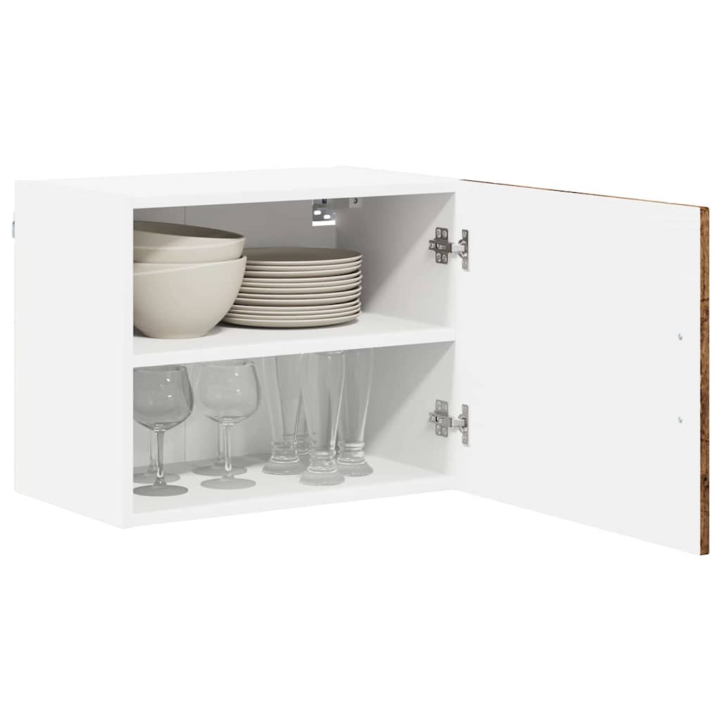 vidaXL Wall Cabinet LUCCA Old Wood 50 x 31 x 40 cm Engineered Wood 3