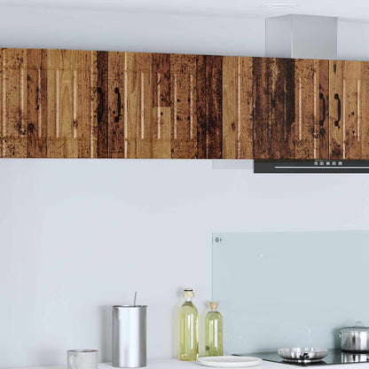 vidaXL Kitchen Wall Cabinet with Glass Door "Lucca" Old Wood
