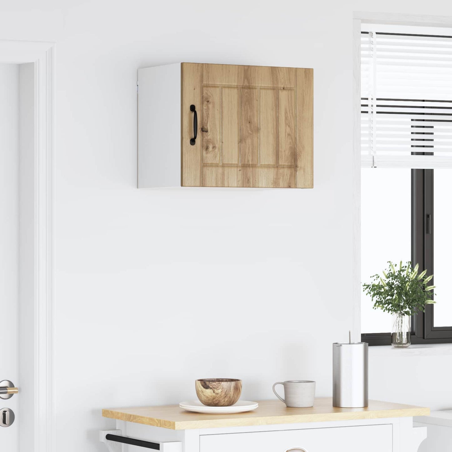 vidaXL Wall Cabinet LUCCA Artisan Oak 50 x 31 x 40 cm Engineered Wood 4
