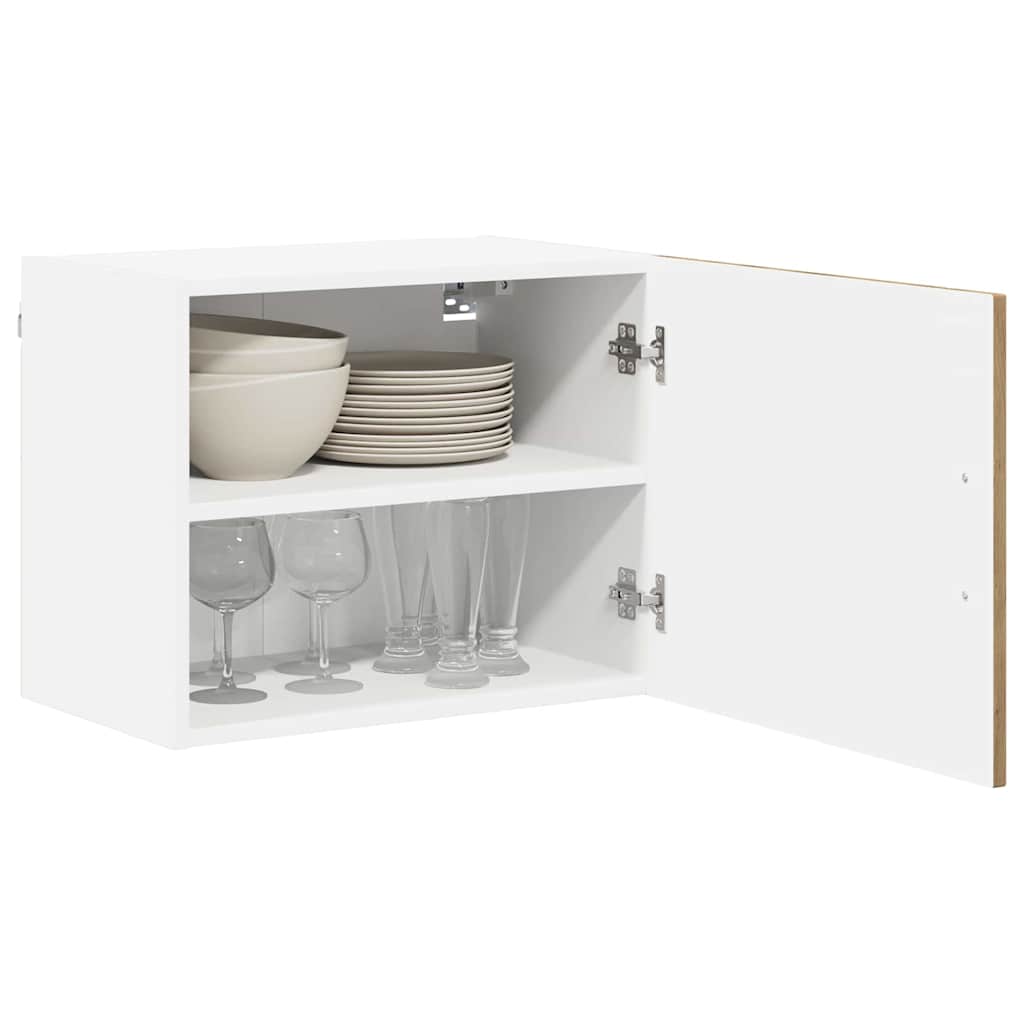vidaXL Wall Cabinet LUCCA Artisan Oak 50 x 31 x 40 cm Engineered Wood 3