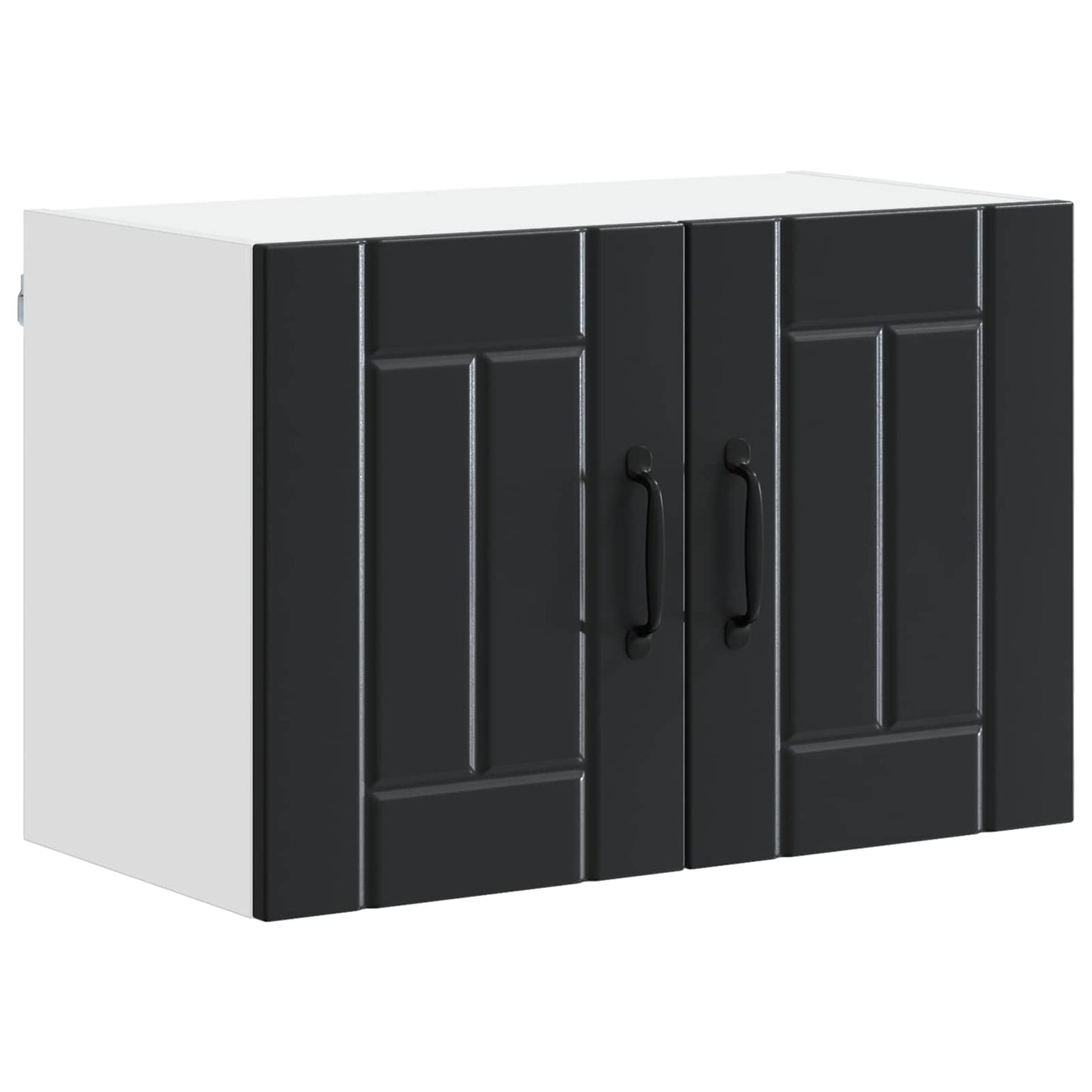 vidaXL Wall Cabinet LUCCA Black 60 x 31 x 40 cm Engineered Wood 2