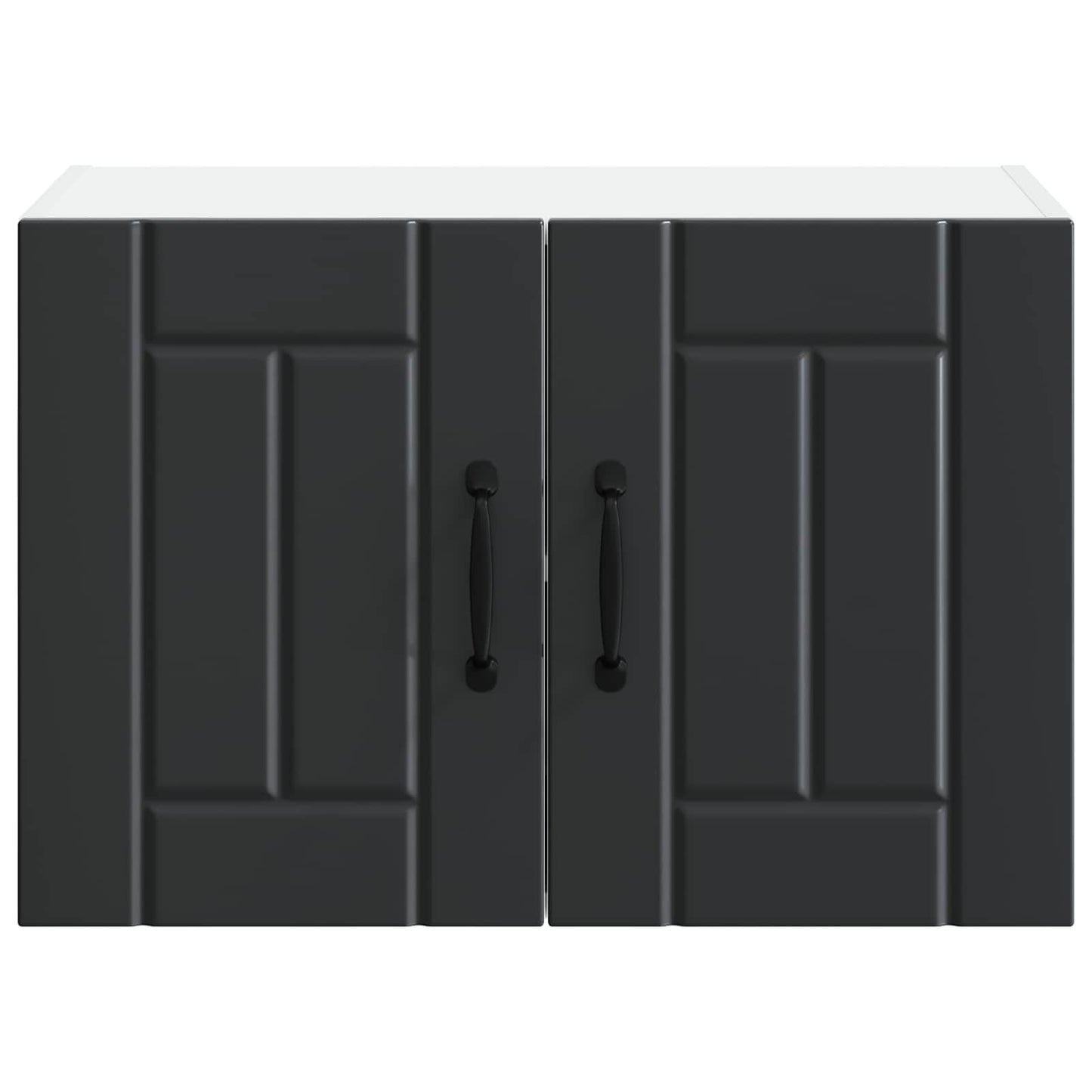 vidaXL Wall Cabinet LUCCA Black 60 x 31 x 40 cm Engineered Wood 6