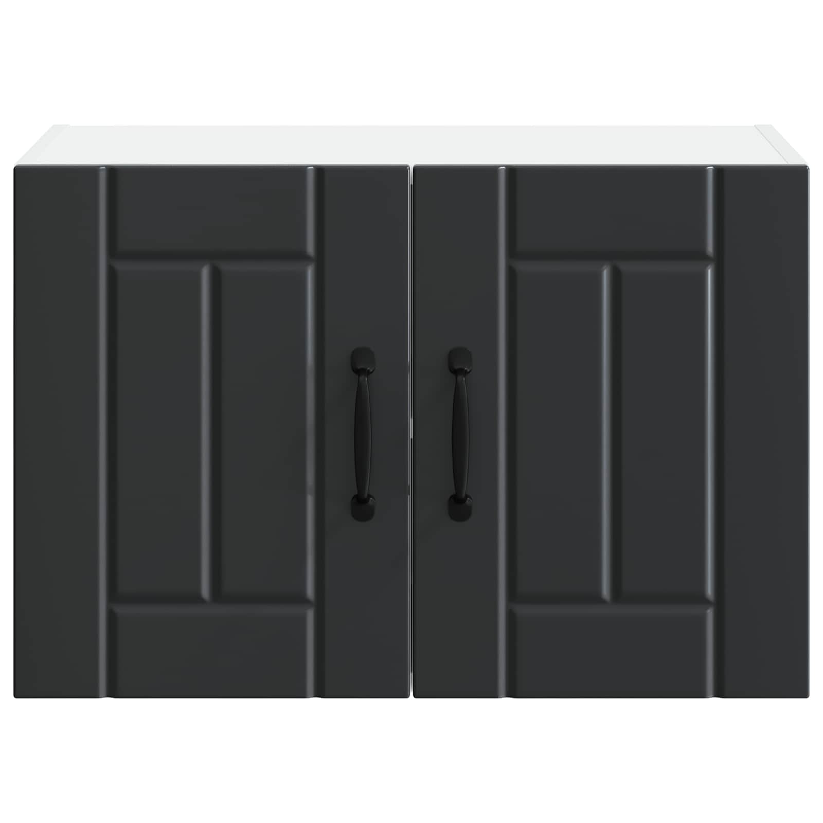 vidaXL Wall Cabinet LUCCA Black 60 x 31 x 40 cm Engineered Wood 6