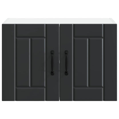 vidaXL Wall Cabinet LUCCA Black 60 x 31 x 40 cm Engineered Wood 6