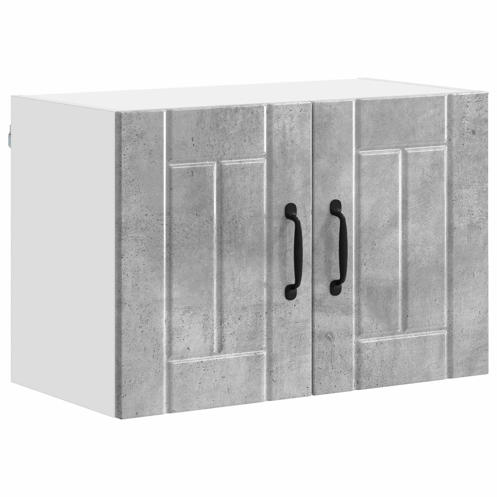 vidaXL Wall Cabinet LUCCA Concrete Grey 60 x 31 x 40 cm 2