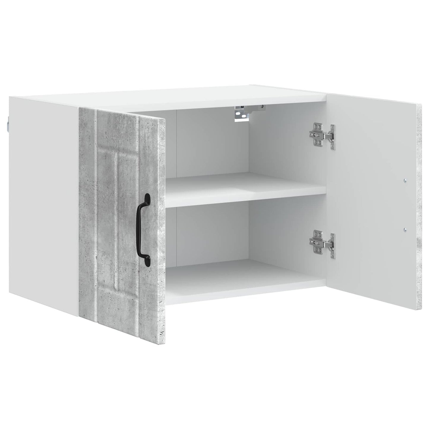 vidaXL Wall Cabinet LUCCA Concrete Grey 60 x 31 x 40 cm 5