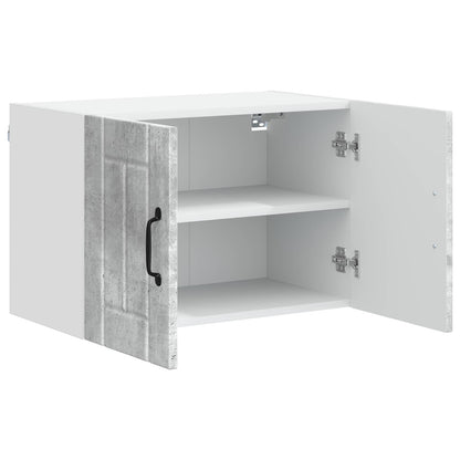 vidaXL Wall Cabinet LUCCA Concrete Grey 60 x 31 x 40 cm 5