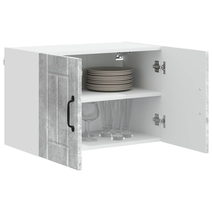 vidaXL Wall Cabinet LUCCA Concrete Grey 60 x 31 x 40 cm 3