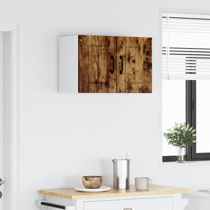 vidaXL Wall Cabinet LUCCA Smoked Oak 60 x 31 x 40 cm Engineered Wood 1