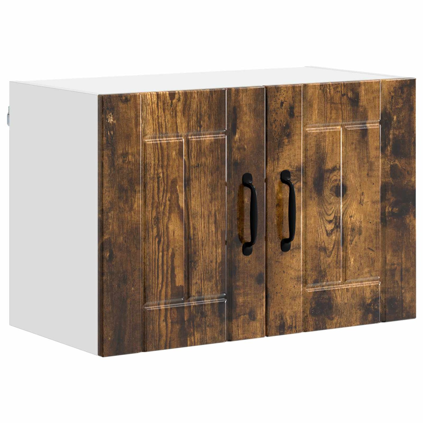 vidaXL Wall Cabinet LUCCA Smoked Oak 60 x 31 x 40 cm Engineered Wood 2