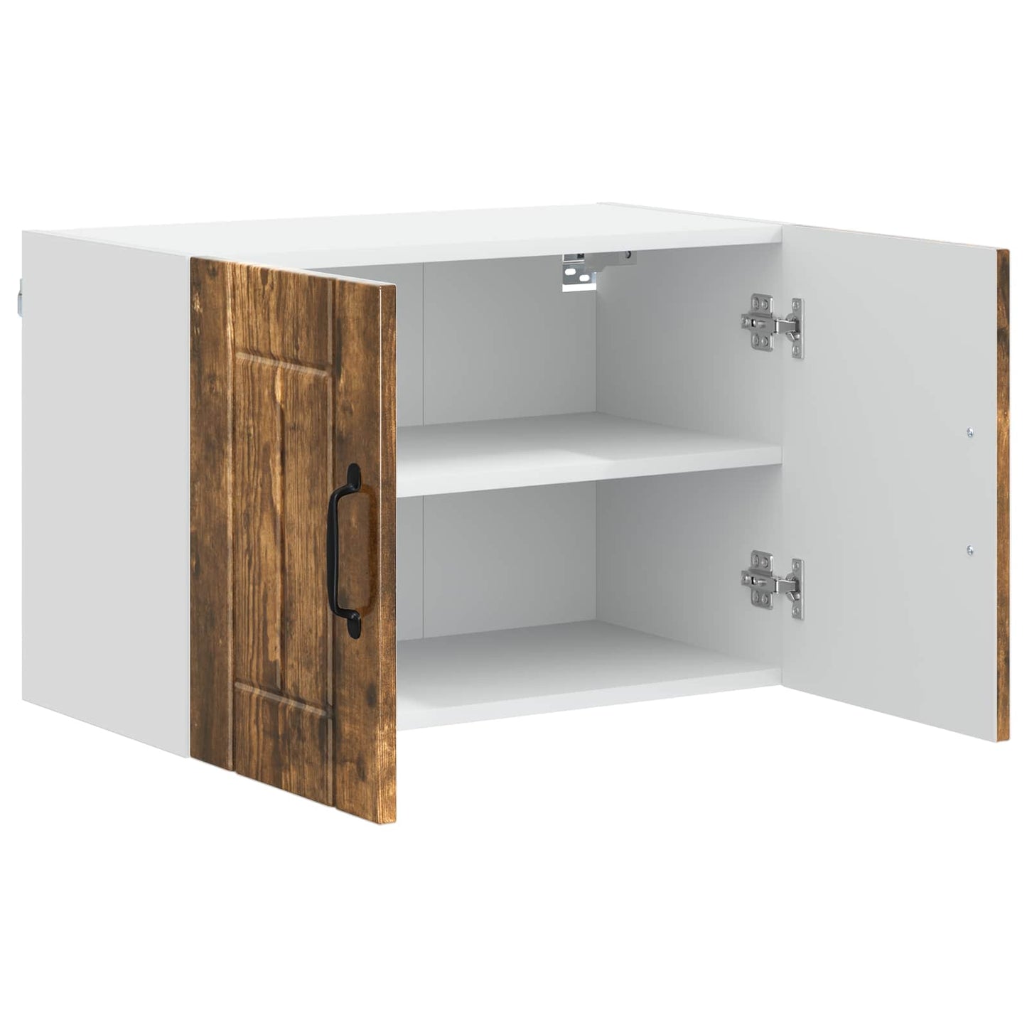 vidaXL Wall Cabinet LUCCA Smoked Oak 60 x 31 x 40 cm Engineered Wood 4