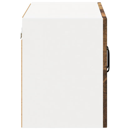 vidaXL Wall Cabinet LUCCA Smoked Oak 60 x 31 x 40 cm Engineered Wood 5