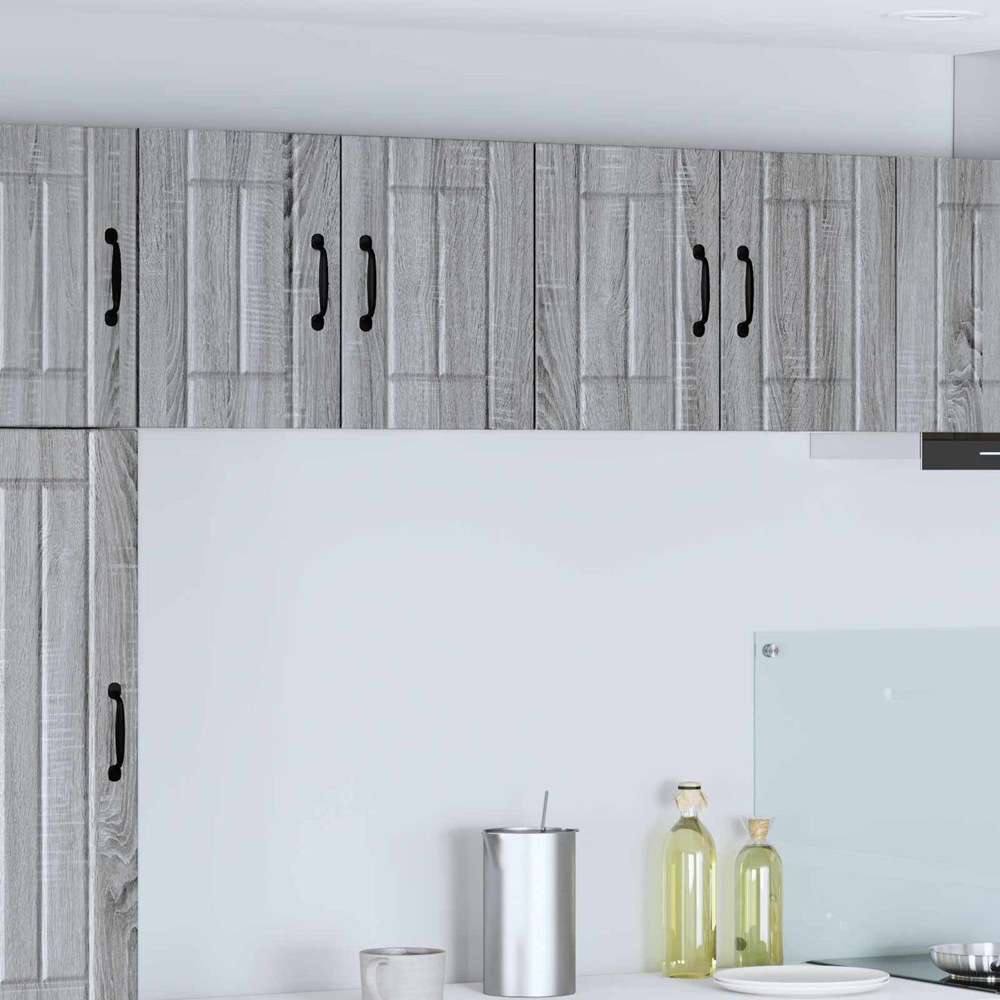 vidaXL Wall Cabinet LUCCA Grey Sonoma 60 x 31 x 40 cm Engineered Wood 1