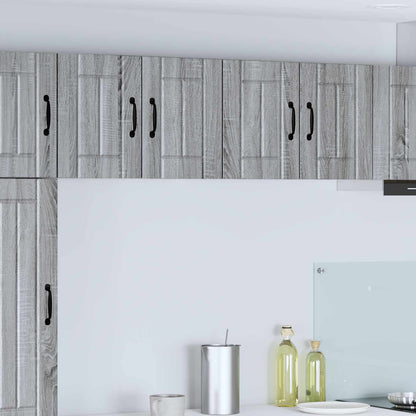 vidaXL Wall Cabinet LUCCA Grey Sonoma 60 x 31 x 40 cm Engineered Wood 1