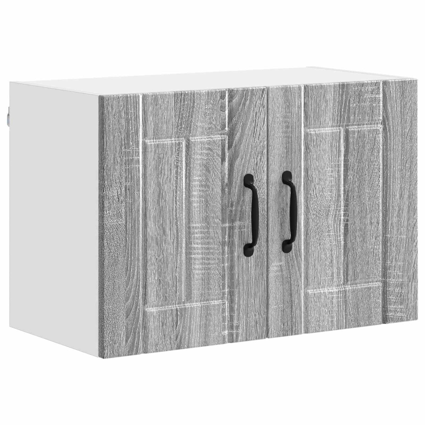vidaXL Wall Cabinet LUCCA Grey Sonoma 60 x 31 x 40 cm Engineered Wood 2