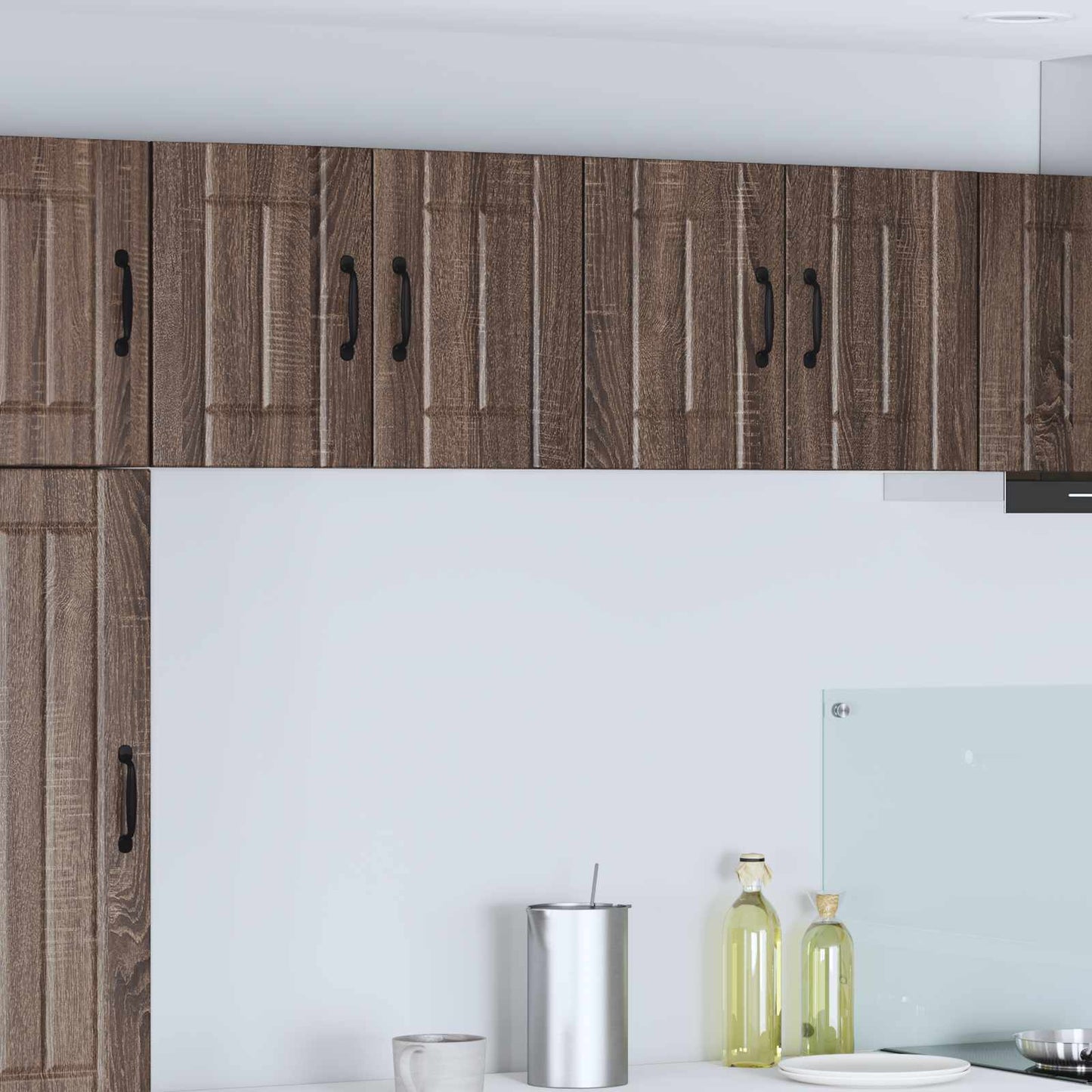 vidaXL Wall Cabinet LUCCA Brown Oak 60 x 31 x 40 cm Engineered Wood 1