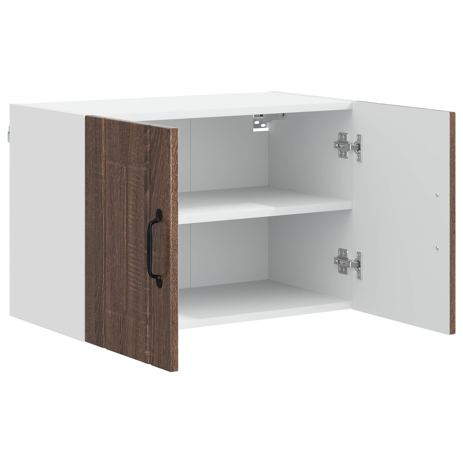 vidaXL Wall Cabinet LUCCA Brown Oak 60 x 31 x 40 cm Engineered Wood 5
