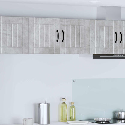 vidaXL Wall Cabinet LUCCA Concrete Grey 80 x 31 x 40 cm 1