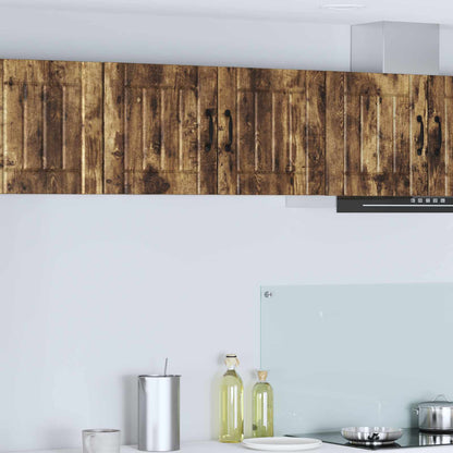 vidaXL Wall Cabinet LUCCA Smoked Oak 80 x 31 x 40 cm Engineered Wood 1
