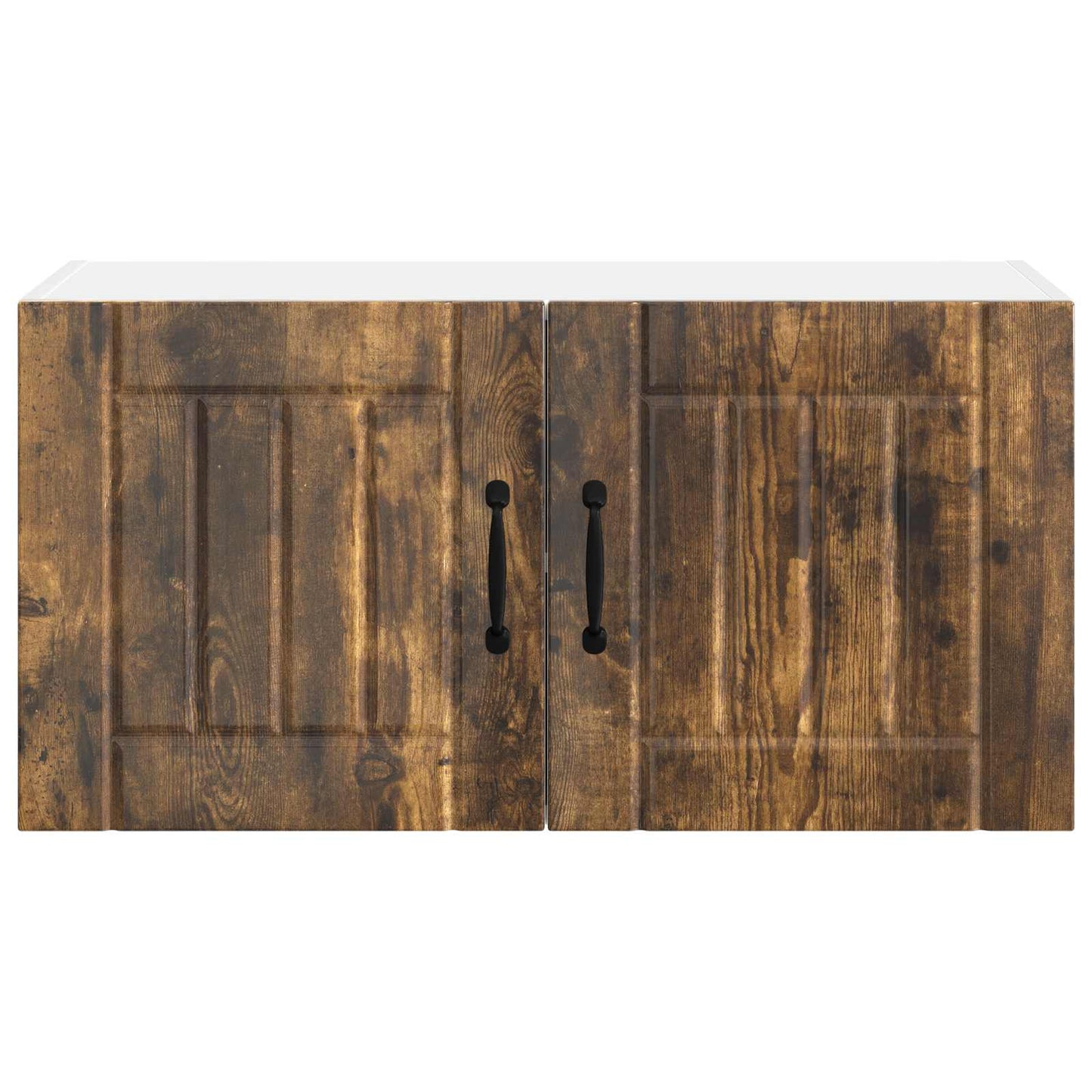 vidaXL Wall Cabinet LUCCA Smoked Oak 80 x 31 x 40 cm Engineered Wood 6